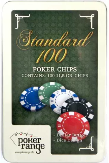�etony pokerowe Mini Standard 100 szt. 11,5g