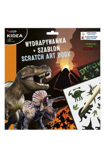 Kreatywna wydrapywanka z szablonami Derform