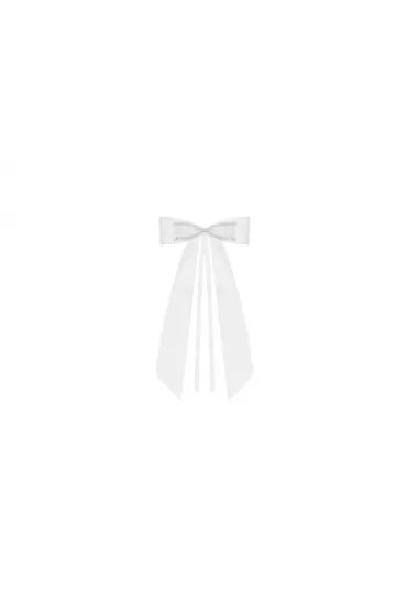 PartyDeco Kokardy z muszk� bia�e 14cm 4 szt