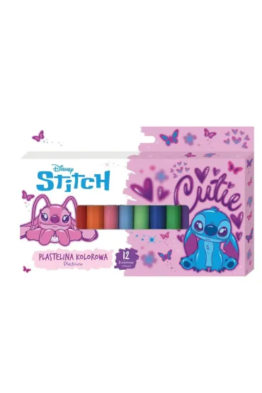 Beniamin Plastelina Stitch Pink 12 kolor�w