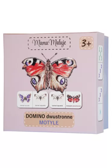 Domino dwustronne Motyle Mama Maluje