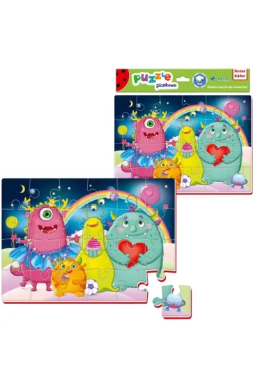 Puzzle piankowe 24 el. �mieszne zdj�cia Roter Kafer