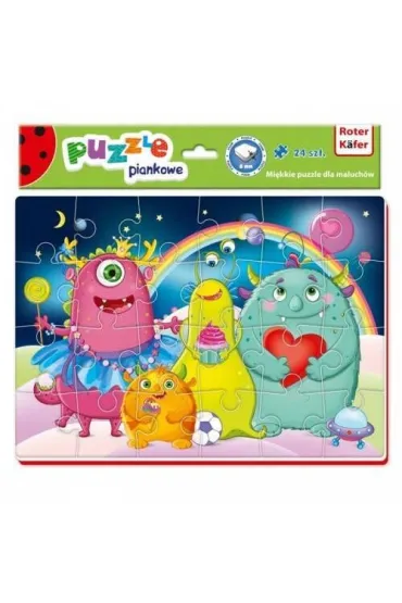 Puzzle piankowe 24 el. �mieszne zdj�cia Roter Kafer