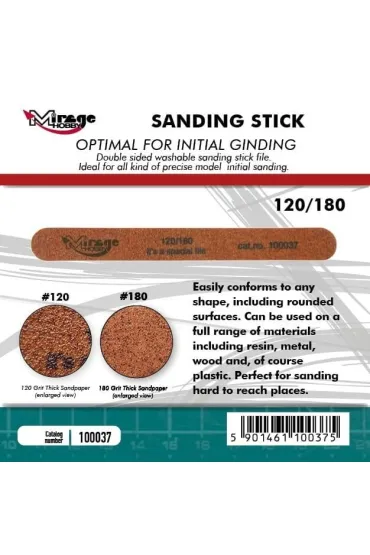 Pilnik �cierny Sanding Stick Double Grid