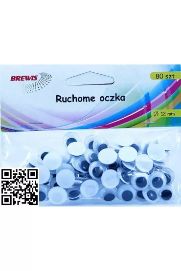 ♦︎♦︎♦︎あこ♦︎ ♦︎♦︎ Brewis Ruchome oczka RO8 12mm 80 szt. | TaniaKsiazka.pl