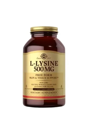 Solgar L-Lysine 500 mg Suplement diety 250 kaps.