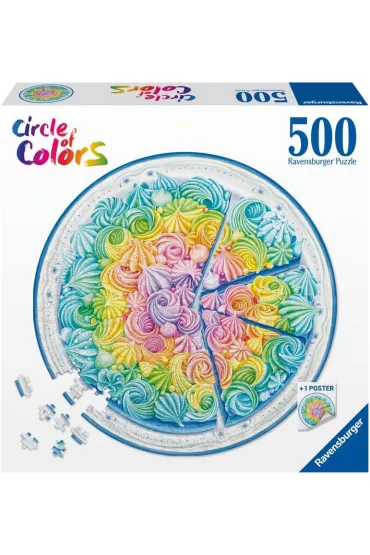 Puzzle 500 el. Paleta kolorw: ciacho Ravensburger