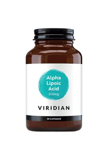 Viridian Kwas alfa liponowy (ALA) - suplement diety 30 kaps.