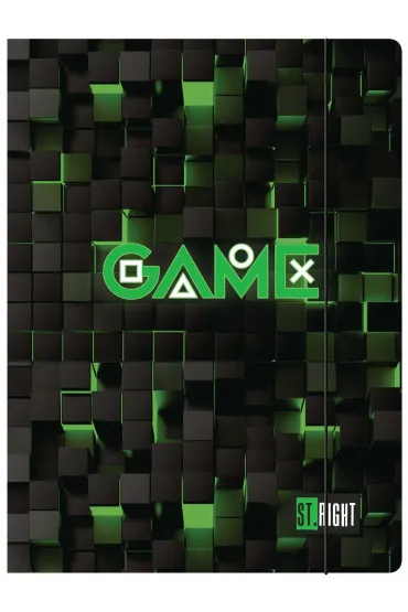 St. Majewski Teczka z gumk� A4 Green Game