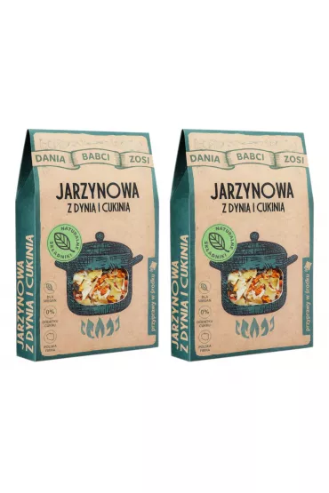 Dania Babci Zosi Zupa jarzynowa z dyni Zestaw 2 x 75 g