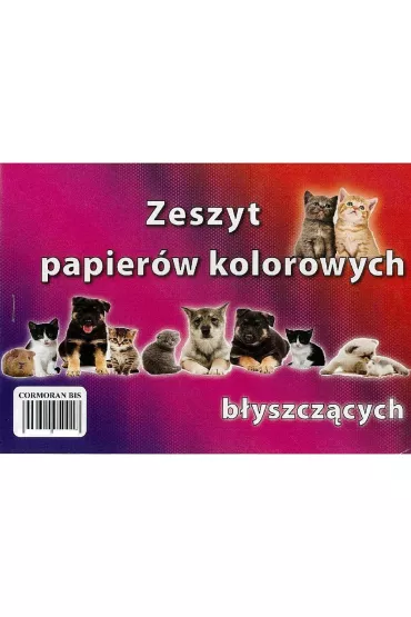 Cormoran Zeszyt papier�w kolorowych A4 b�yszcz�cych
