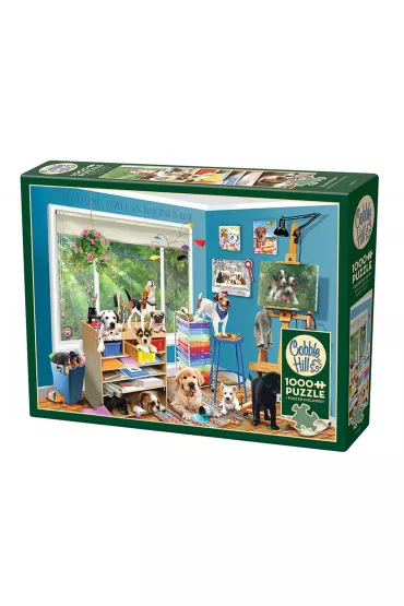 Puzzle 1000 el. Szczekaj�cy asystenci Cobble Hill - Robert  Giordano