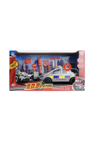Auto ratunkowe z d�wi�kiem i �wiat�ami + motor Swede