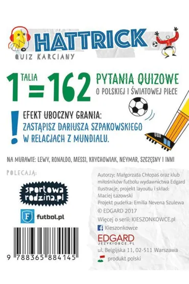 Kieszonkowiec futbolowy. Hattrick - Ma�gorzata Ch�opa�
