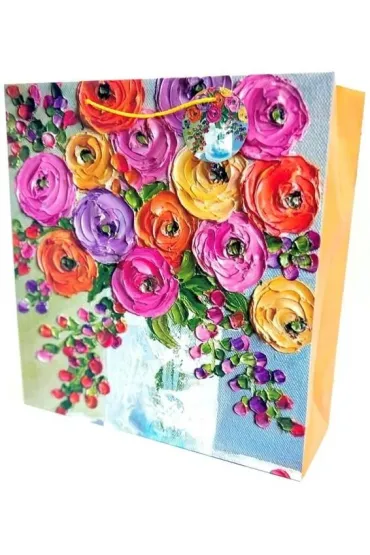 Fresh Torebka ozdobna matowa Pszczo�y 35x37x12cm