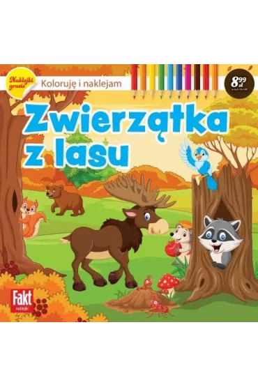 Zwierz�tka z lasu Koloruj� i naklejam