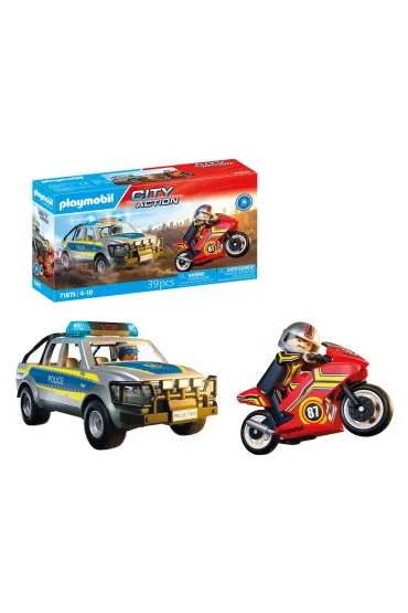 Playmobil Action Heroes Po�cig policyjnym pick-upem 71875