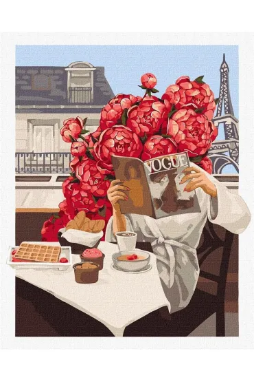 Ideyka Malowanie po numerach - Kwitn�cy Pary� 40x50cm