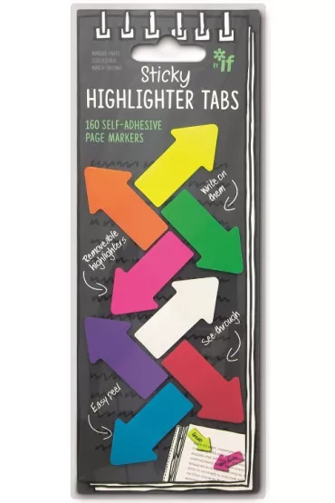 If Sticky Highligter Tabs Zak�adki wskazuj�ce 160 szt.