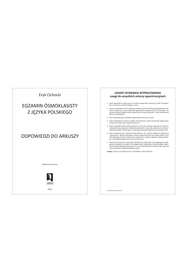 Egzamin �smoklasisty z j�zyka polskiego - Eryk  Cichocki