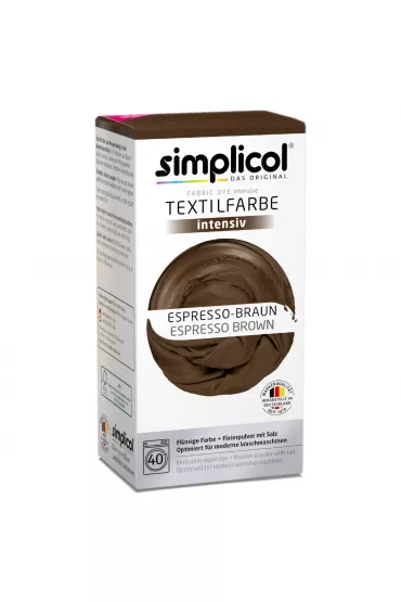 Simplicol Barwnik do tkanin intensywny - brz espresso 559 g