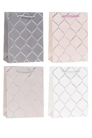 Rozette Torebka ozdobna 40x55x15cm szerokie dno mix