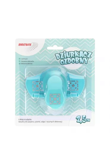 Brewis Dziurkacz ozdobny brzegowy - Gwiazdka 2.5cm