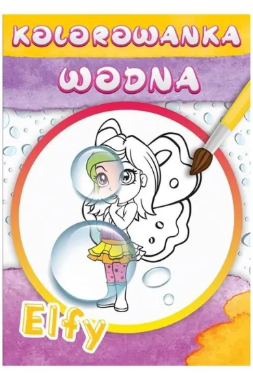 Kolorowanka wodna. Elfy