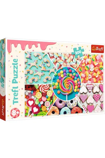 Puzzle 300 el. S�odko�ci Trefl