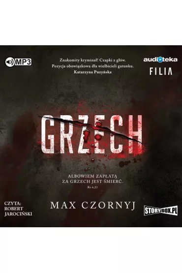 Audiobook Grzech. Komisarz Eryk Dery�o. Tom 1 CD - Max Czornyj