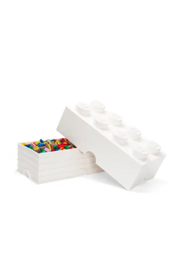 Pojemnik klocek LEGO Brick 8 Bia�y
