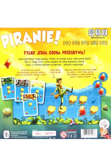 Piranie! Gra planszowa - Jens-Peter Schliemann