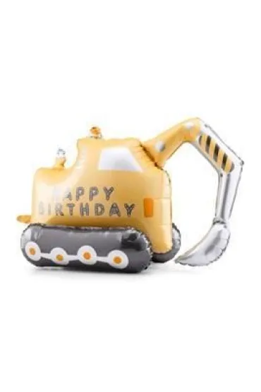 PartyDeco Balon foliowy Koparka 49x76.5cm