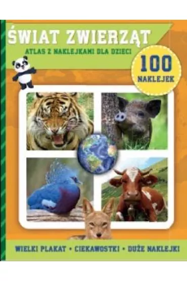 100 naklejek �wiat zwierz�t