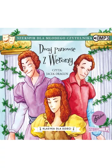 Audiobook Dwaj panowie z Werony. Klasyka dla dzieci. William Szekspir. Tom 7 CD - William Shakespeare