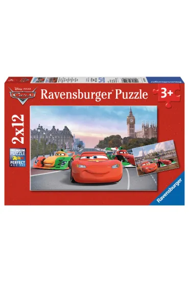 Puzzle 2X12 Zygzak McQueen i przyjaciele * Ravensburger