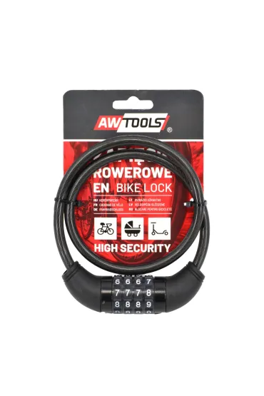Awtools Zapi�cie rowerowe 8x65cm szyfr