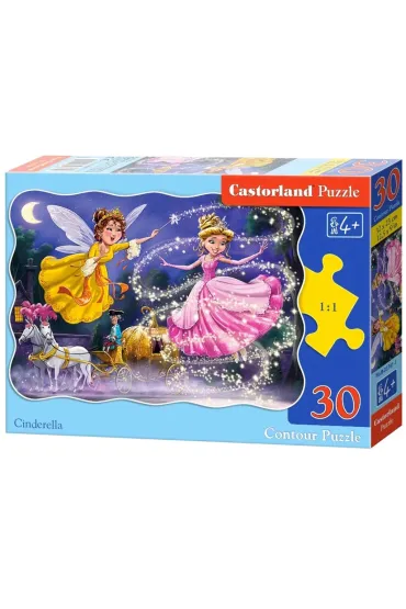 Puzzle 30 el. Cinderella Castorland