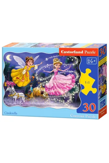Puzzle 30 el. Cinderella Castorland