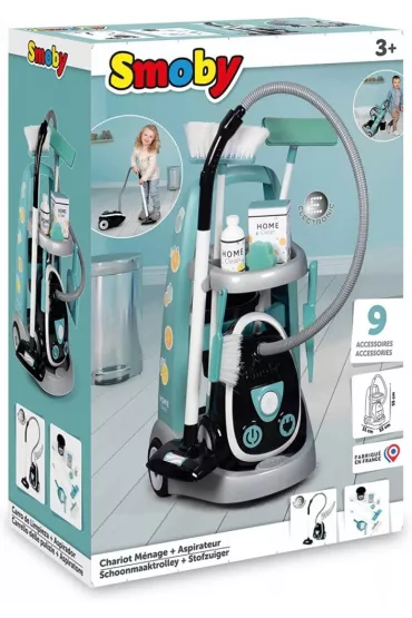 W�zek do sprz�tania z odkurzaczem Smoby