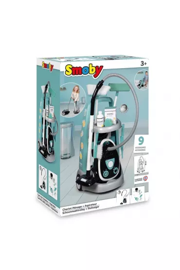 W�zek do sprz�tania z odkurzaczem Smoby