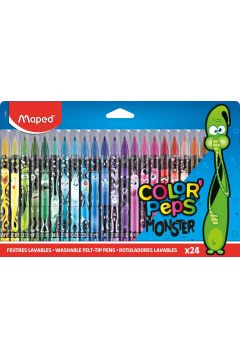 Maped Flamastry Colorpeps Monster 24 kolory