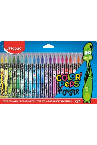 Maped Flamastry Colorpeps Monster 24 szt.