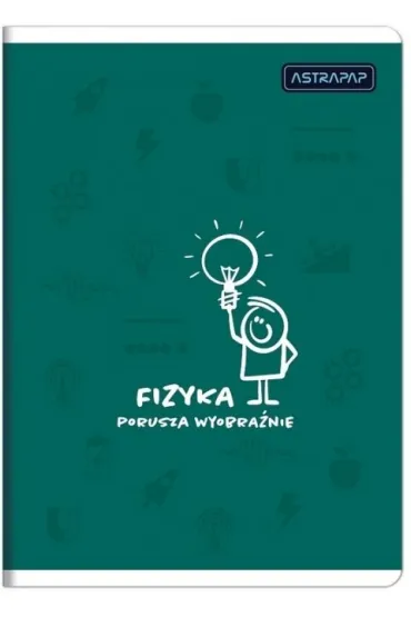 Astra Zeszyt tematyczny A5 Fizyka kratka 60 kartek
