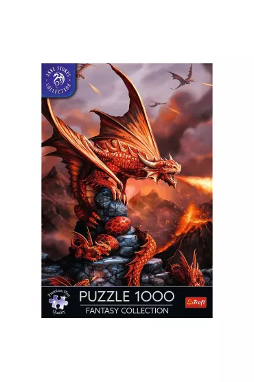 Puzzle 1000 el. Ognisty Smok Trefl