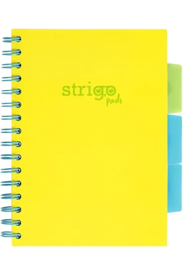 Strigo Ko�ozeszyt Pads A5 Neon ��ty linia 100 kartek