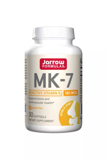 Jarrow Formulas Witamina K2 MK7 180 mcg Suplement diety 30 kaps.