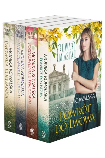 Pakiet Dwa miasta. Tomy 1-4 - Monika Kowalska