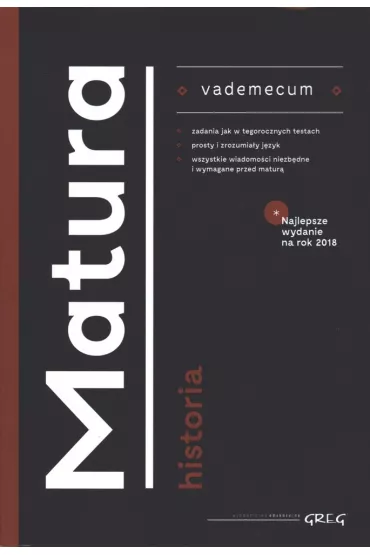 Vademecum. Matura 2019. Historia - Beata Zapi�r, Agnieszka Kr�c, Jerzy Noskowiak