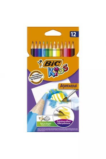 Bic Kredki Aquacouleur Kids 12 szt.